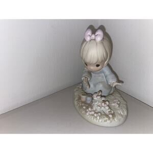 Precious Moments‎ Figurine PM-881 "God Bless You For Touching My Life" 4.5" 1987